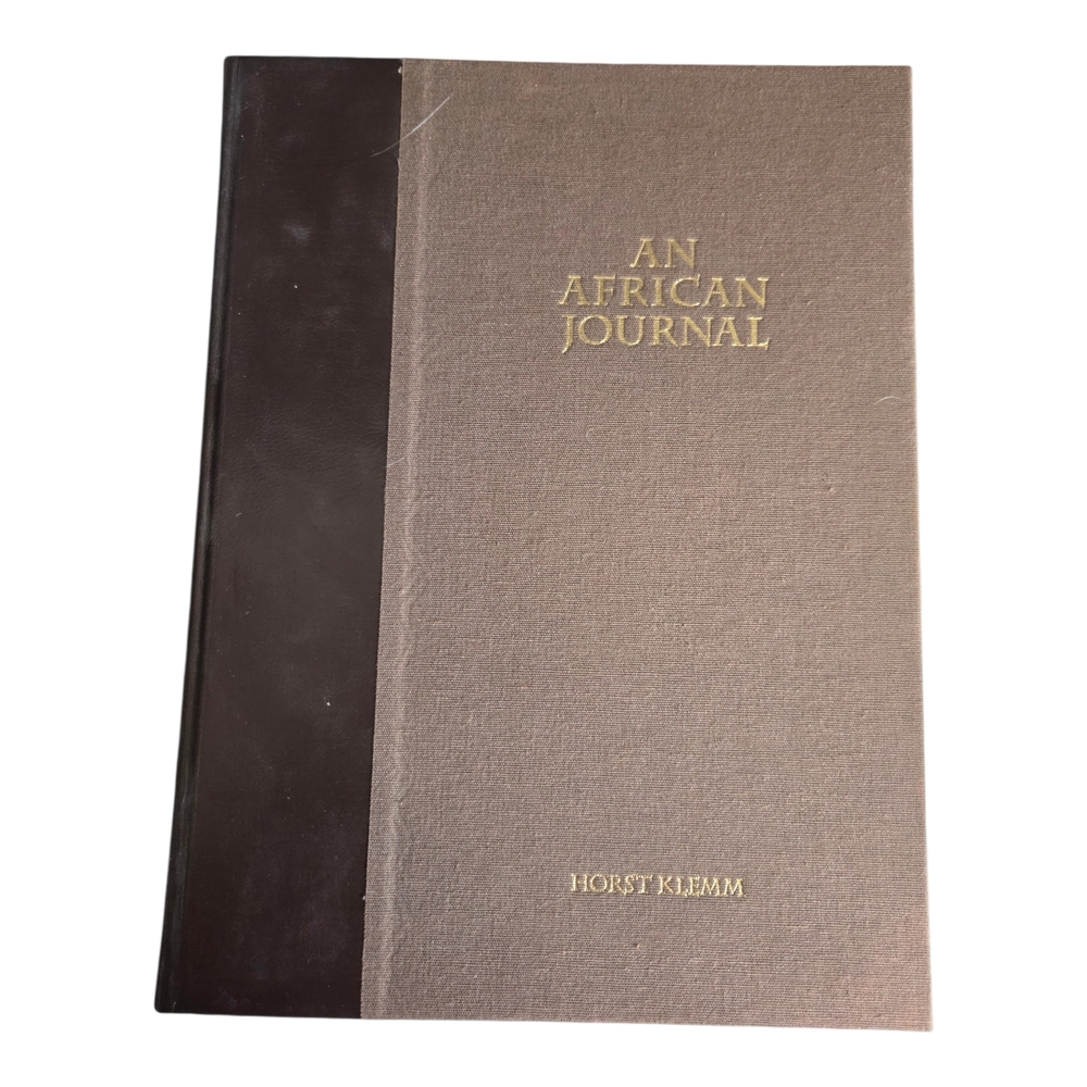An African Journal Hardcover - Brown Cover with Dark Brown Spine
